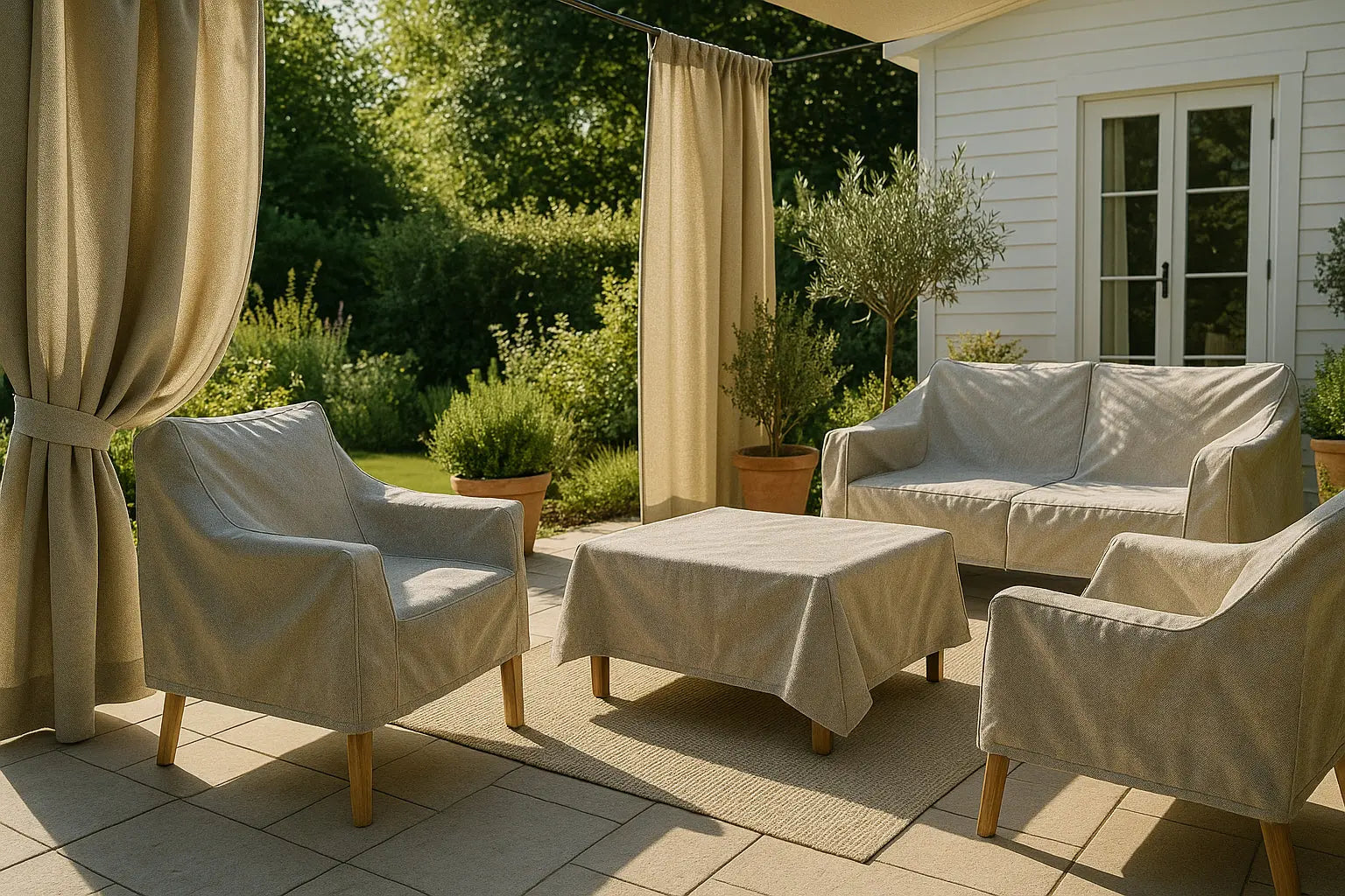 Choisir les Meilleures Housses et Rideaux pour Chaque Espace Extérieur