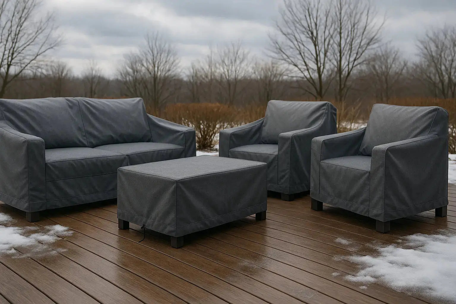 Conseils pour protéger votre mobilier de terrasse en fin d'hiver