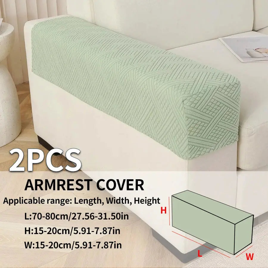 Housse Accoudoir Canapé Jacquard VELARIS