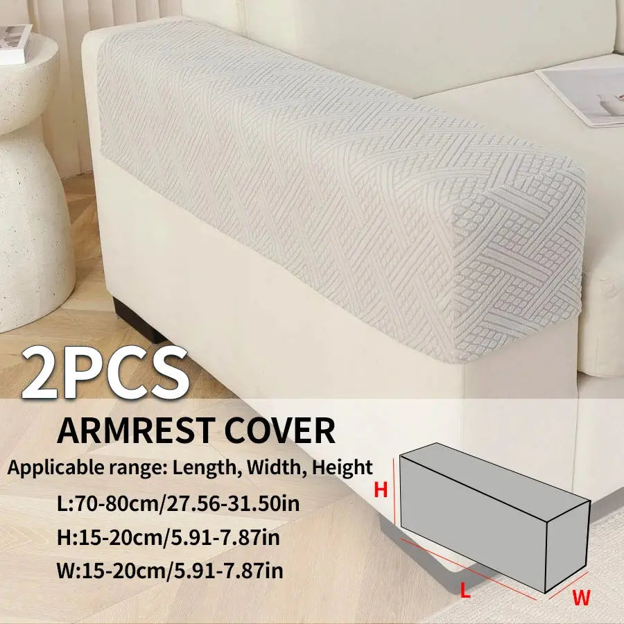 Housse Accoudoir Canapé Jacquard VELARIS