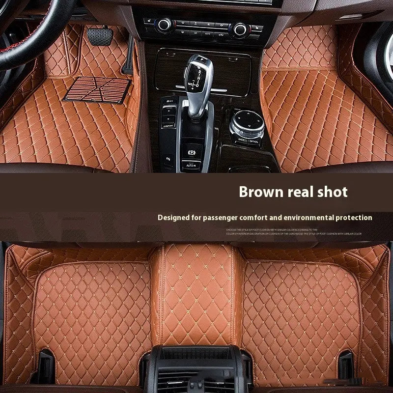Bâche Protection Voiture LUXFLOOR Brown-Left driver