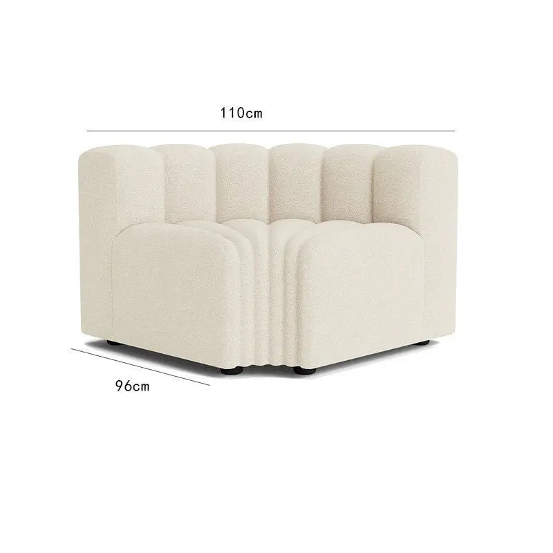 Canapé modulaire nordique avec touches de piano VERSAILLES Housse de France