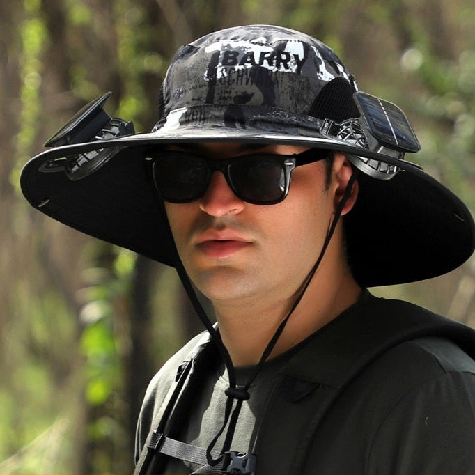 Chapeau à large bord ventilé solaire anti UV SUNCAP Housse de France