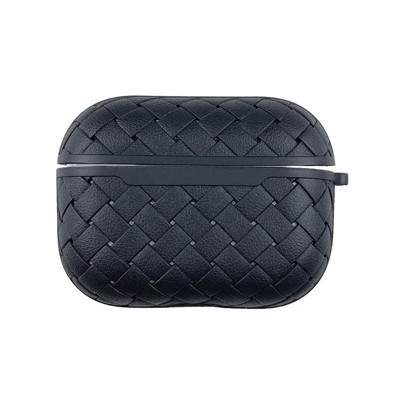 Coque AirPods Pro Résistante WOVEN Black-Airpods 1 2