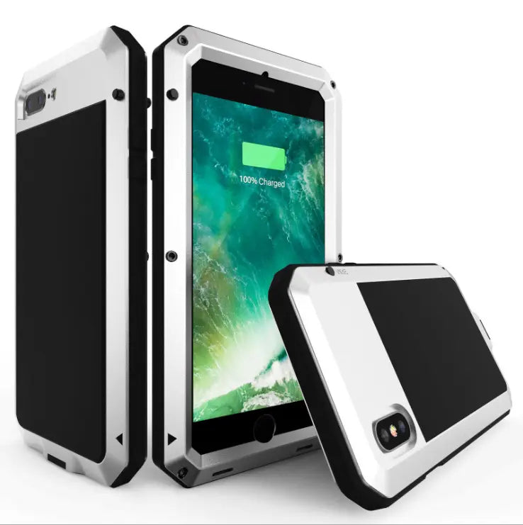 Coque Téléphone Aluminium ProTECT Silver-Iphone11 pro