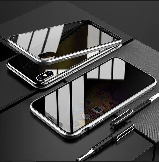 Coque Téléphone Anti-espion PROTECTOR Silver-Iphone 11pro max