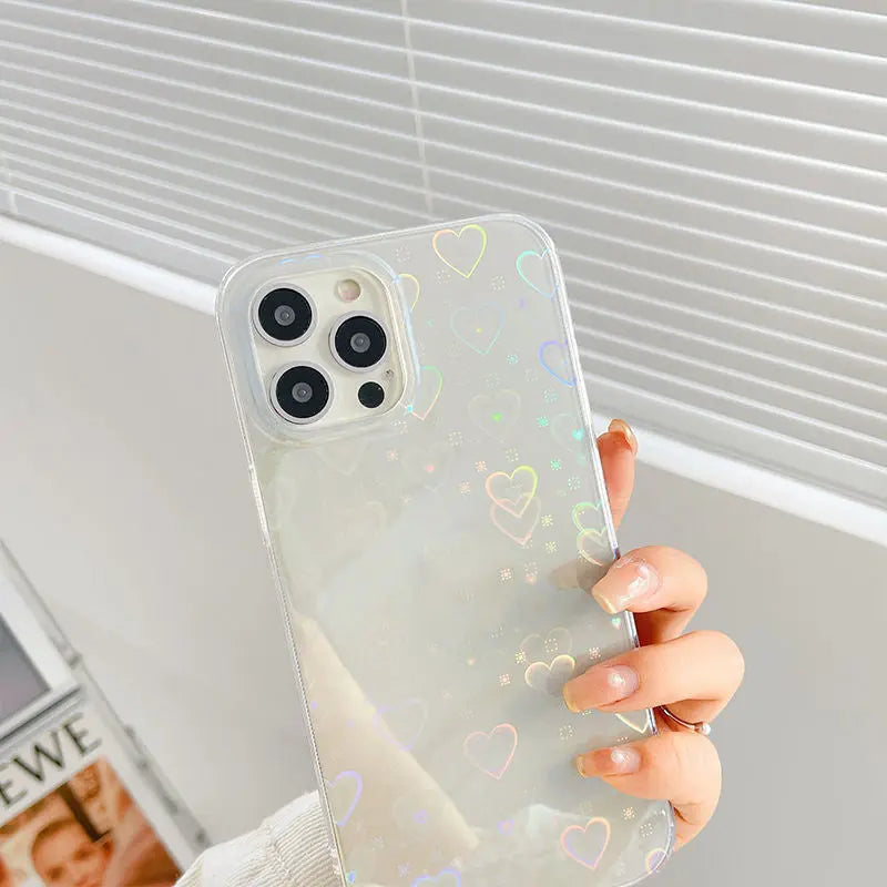 Coque Téléphone Antichoc LUVCASE Colorful love-IPhone XR