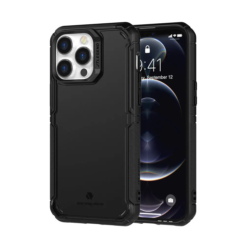 Coque Téléphone Antichoc MILITECH Black-IPhone14pro
