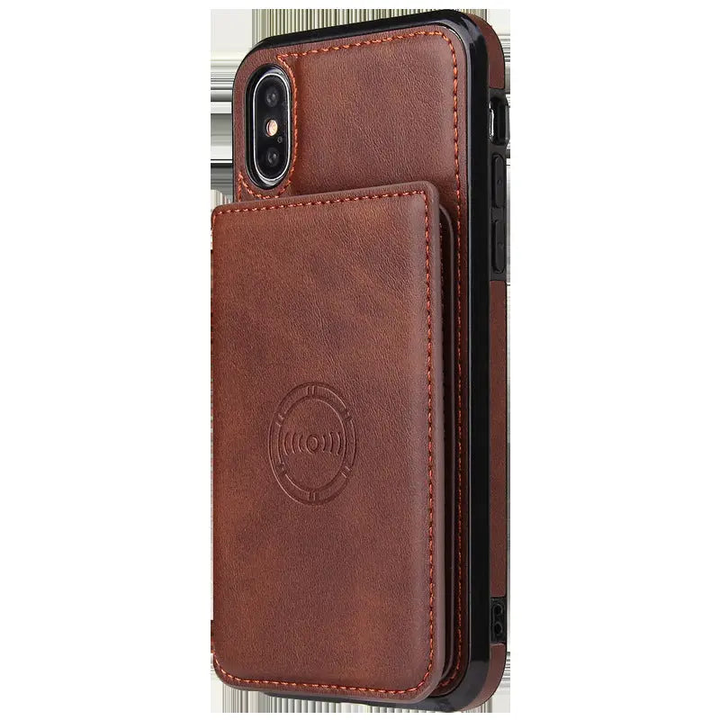 Coque Téléphone Cuir Unisexe SOMELUX Brown-IPhone6 6SP