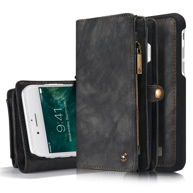 Coque Téléphone Luxe TUVIO Black-IPhoneXR