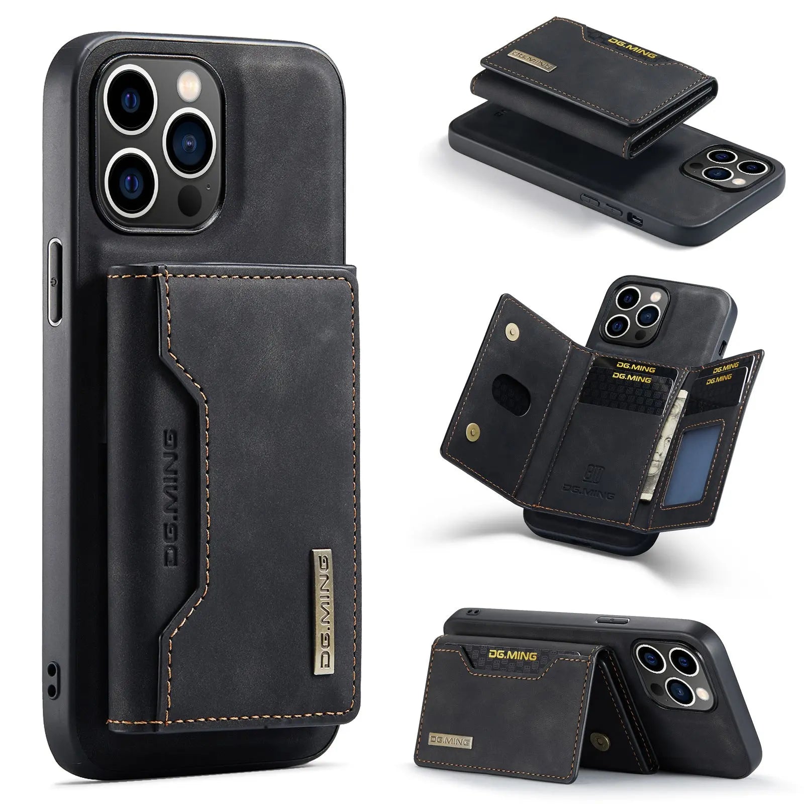 Coque Téléphone Magnétique LYVEN Black-IP13