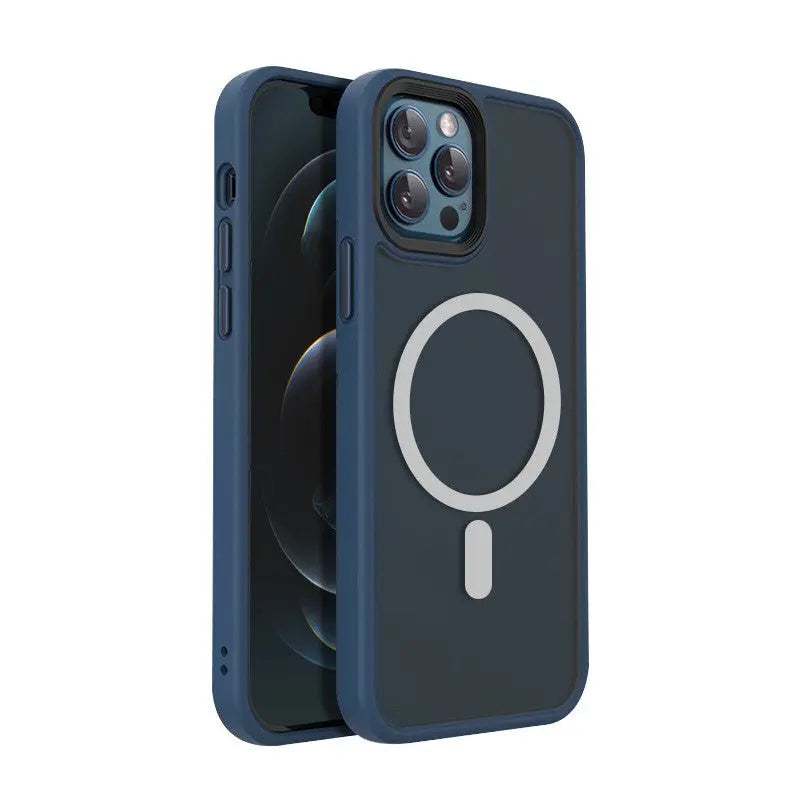 Coque Téléphone Magnétique MAXPRO Matte blue-IPhone13