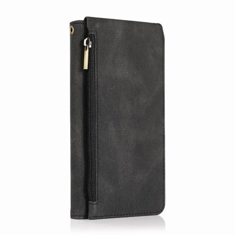 Coque Téléphone PU Élégant ZINA Black-Note20 Ultra