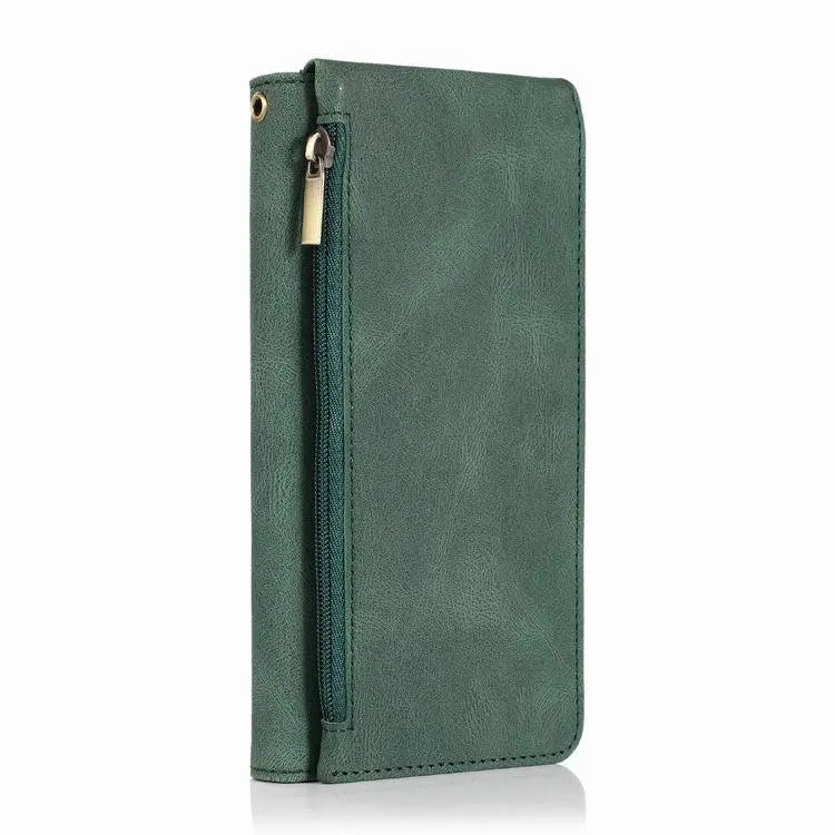 Coque Téléphone PU Élégant ZINA Green-Note20