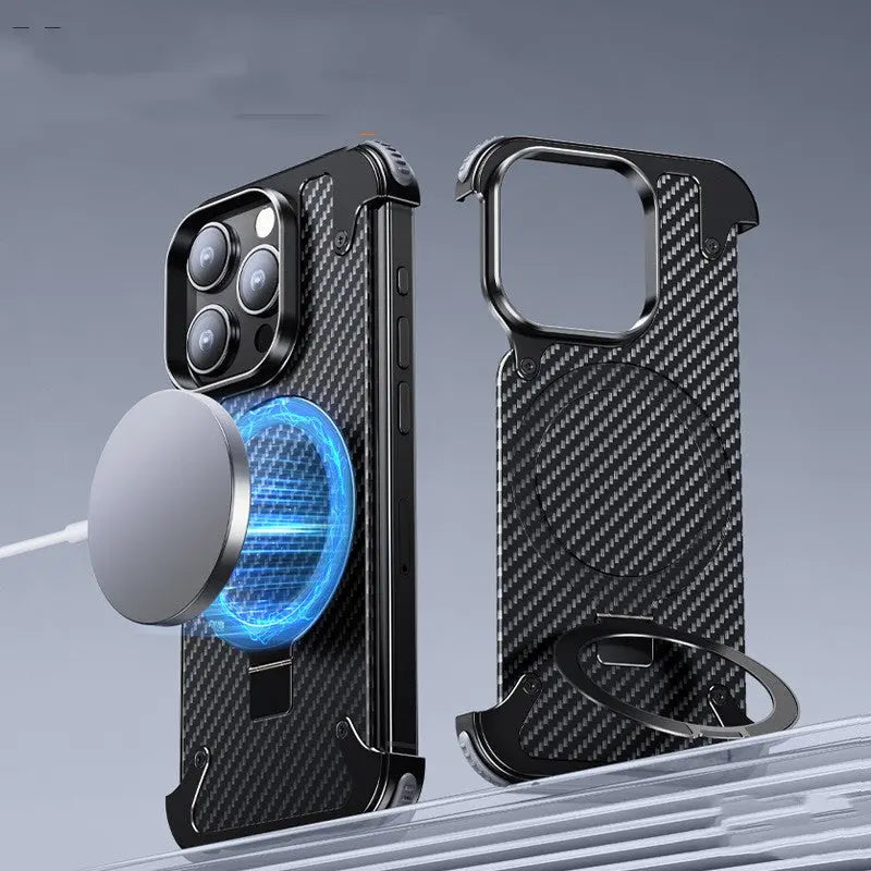 Coque Téléphone Renforcée LYRA Black Matte-IPhone15Promax