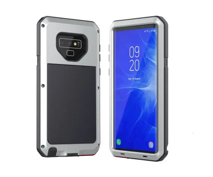 Coque Téléphone Renforcée SAMRUG Silver-Note4
