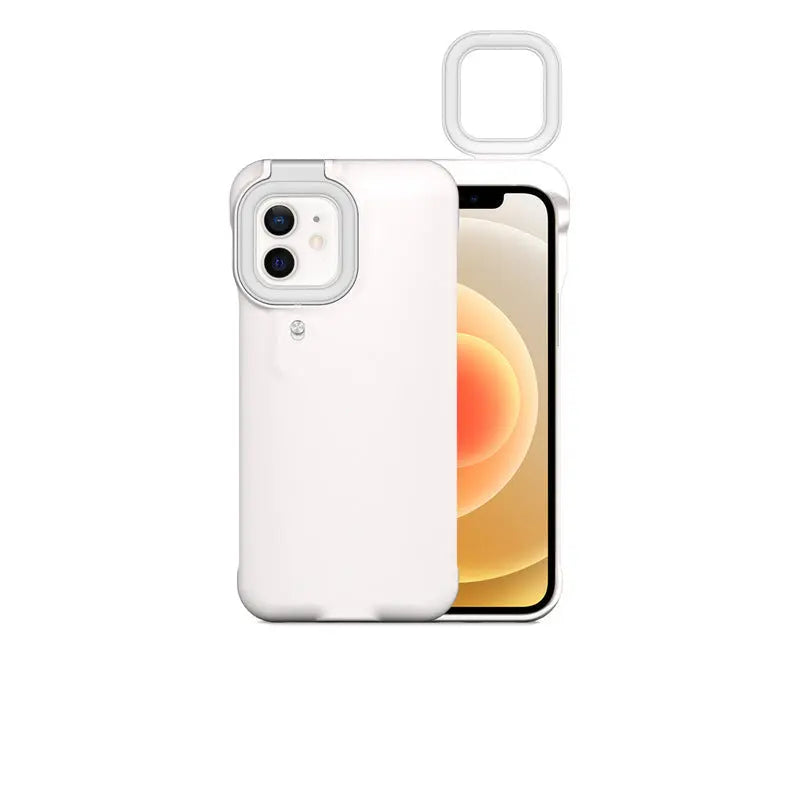Coque Téléphone Selfie LUMIFLASH White-Iphone 11