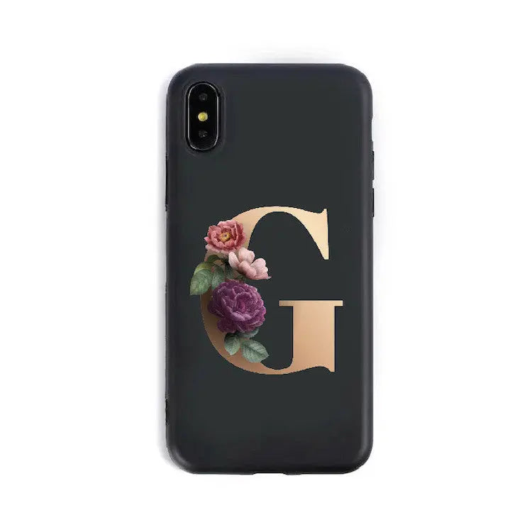 Coque de Téléphone Alphabet Fleuris ZYRA G-X XS