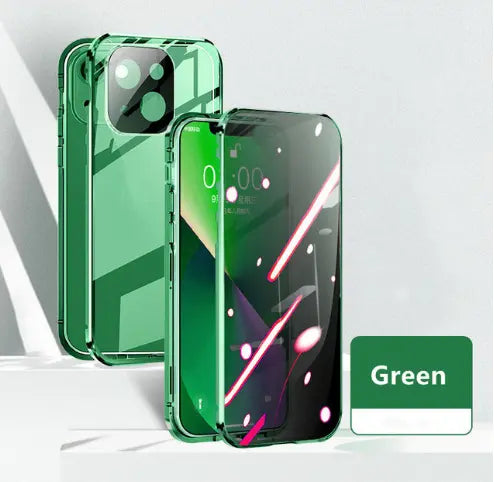 Coque de Téléphone Anti-Privacy MAGNETO Green-Iphone 11