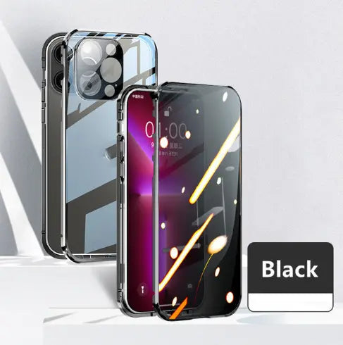 Coque de Téléphone Anti-Privacy MAGNETO Black-Iphone13PRO