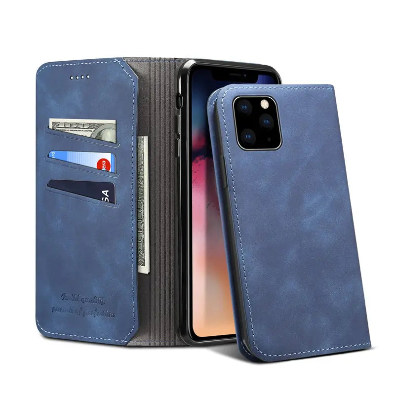 Coque de Téléphone Business CLAMOR Blue-IPhone 11Pro
