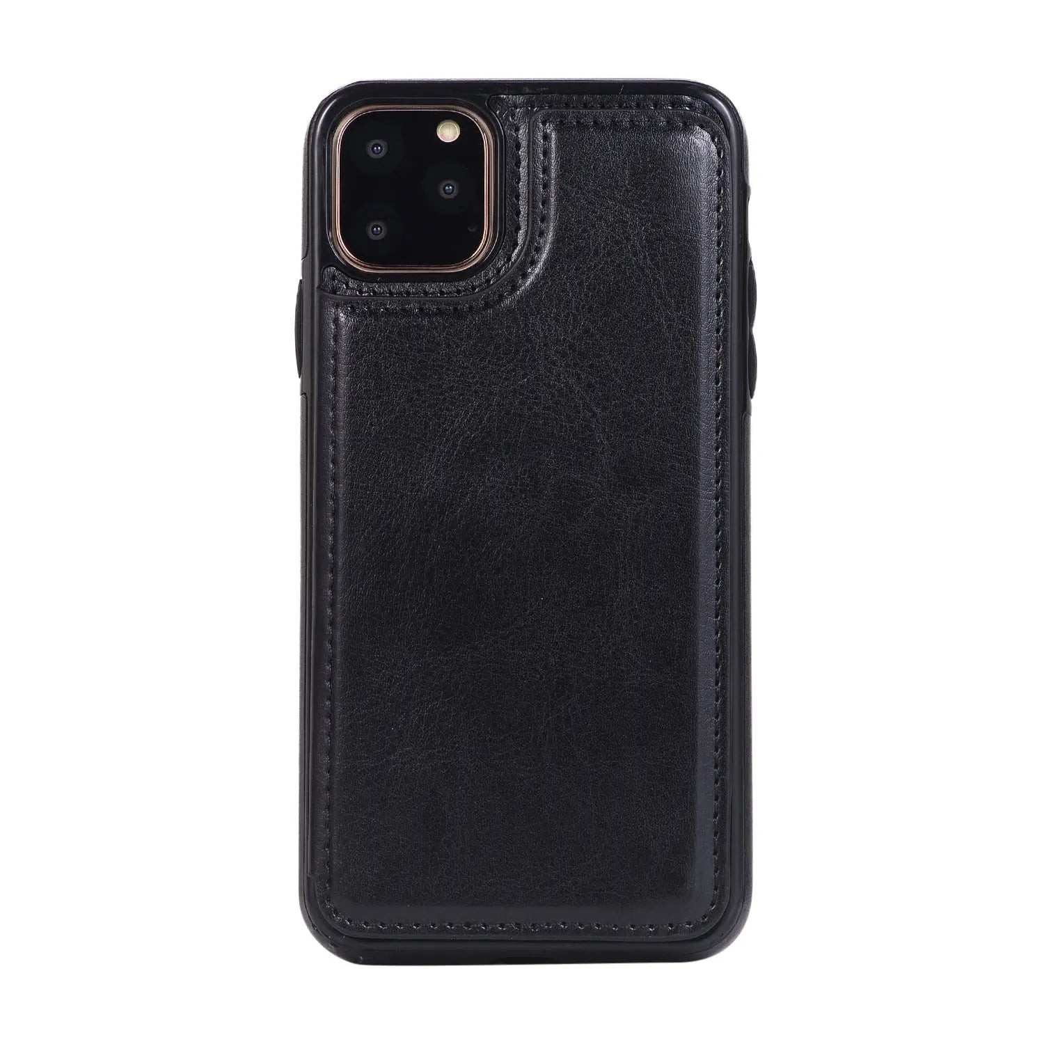 Coque de Téléphone Cuir Protectrix Black-IPhone7P or 8P