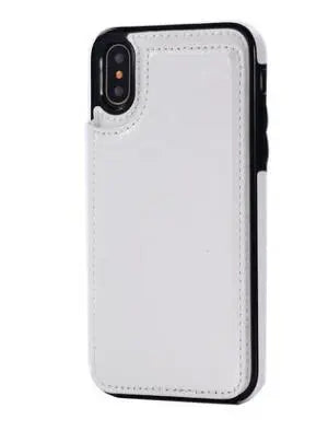 Coque de Téléphone Cuir Protectrix White-XR