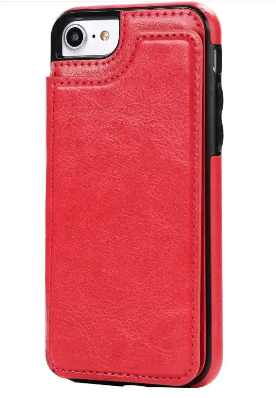 Coque de Téléphone Cuir Protectrix Red-IPhoneX iPhone10