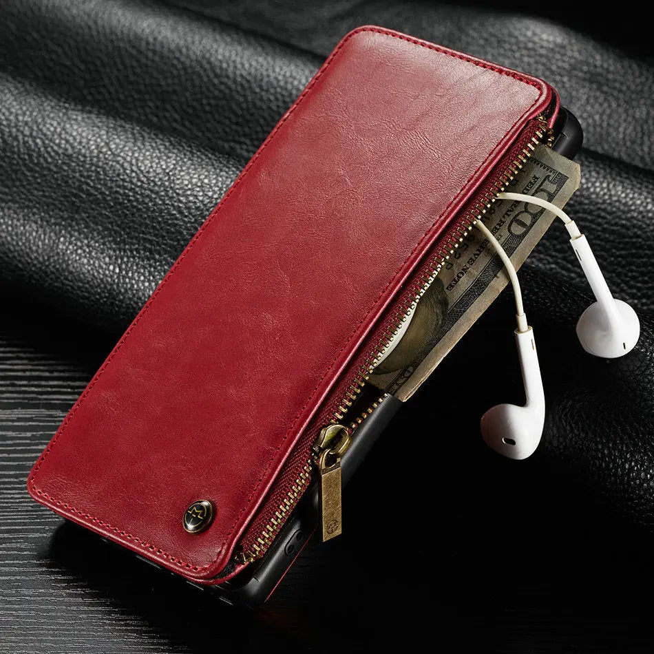 Coque de Téléphone Cuir Samsung ZILO Red
