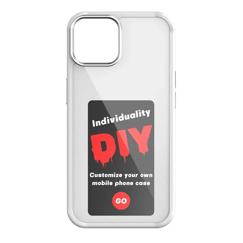 Coque de Téléphone E-Ink Personnalisable ZYNIO White-Iphone16pro