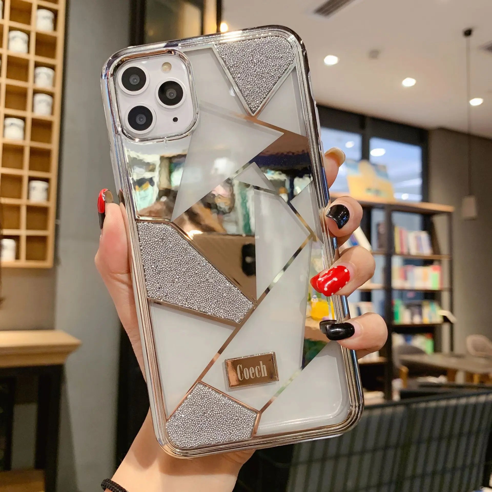 Coque de Téléphone Luxe Diamant ILIOR White-iPhone7/8