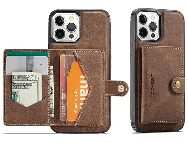 Coque de Téléphone Magnétique CUBIQU Brown-IPhone8P
