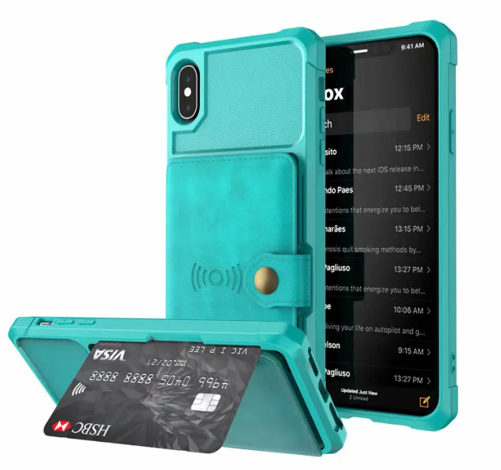 Coque de Téléphone Magnétique PROTEX green-IPhone 6p 7p 8p