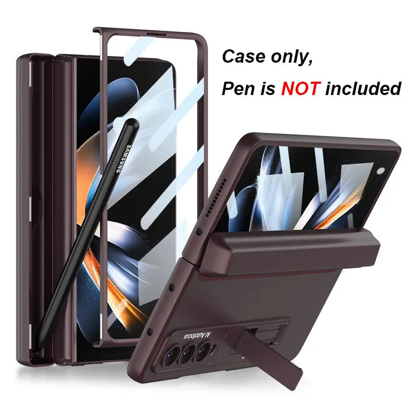 Coque de Téléphone Magnétique SAMFLEX Wine Red-Samsung Galaxy Z Fold4