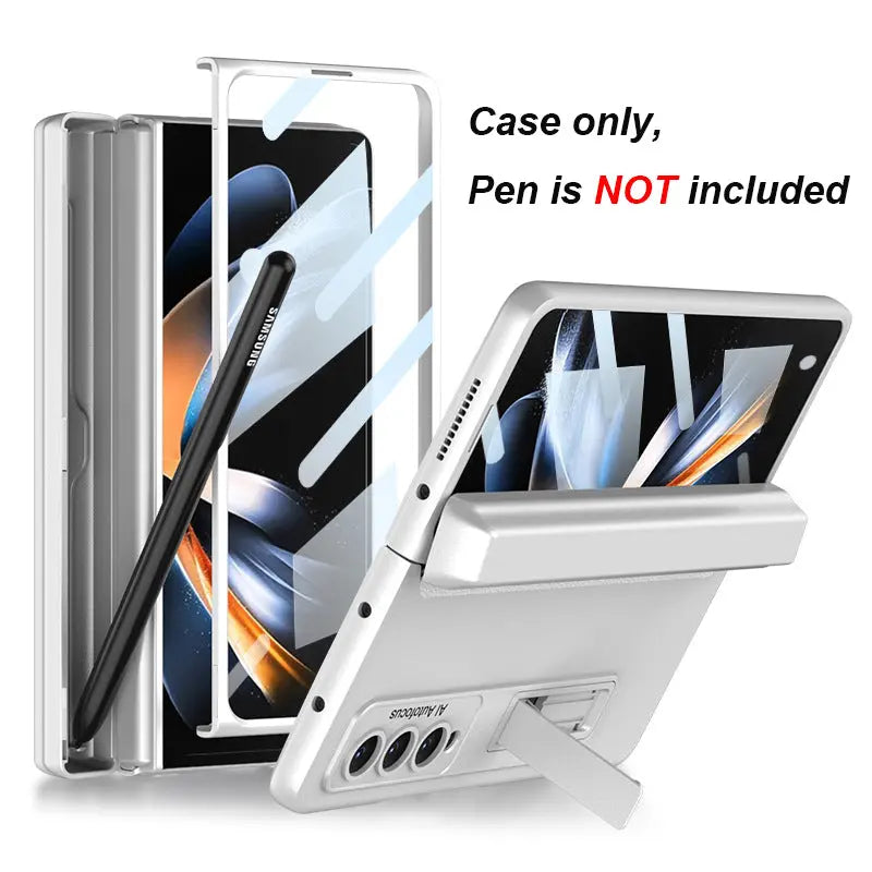 Coque de Téléphone Magnétique SAMFLEX Silver-Samsung Galaxy Z Fold4