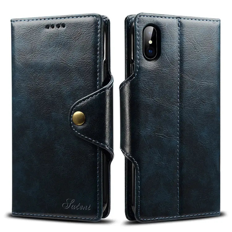 Coque de Téléphone Portefeuille NAVIO Blue-iPhone8 7 plus