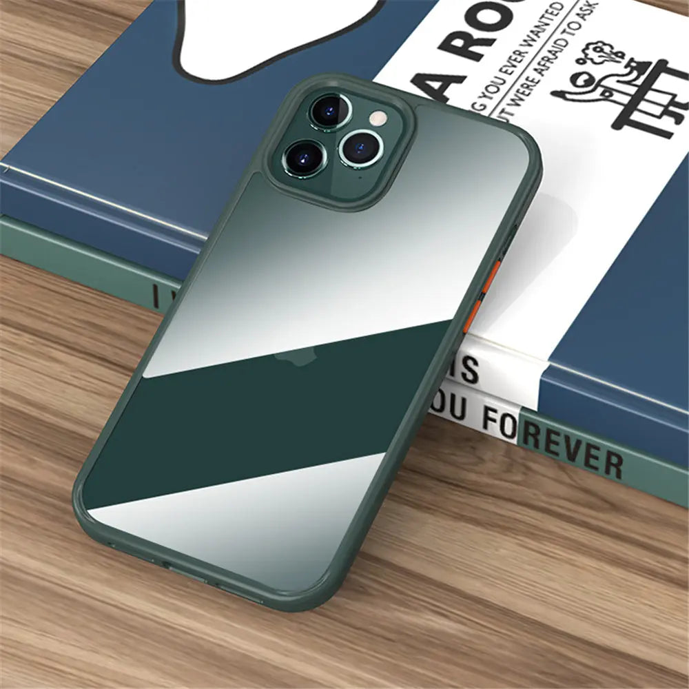 Coque de Téléphone TPU iPhone ROCK Green-IPhone 12 Pro