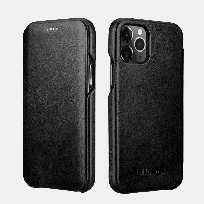 Coque de téléphone Cuir Business RETRO Black-iPhone7 8