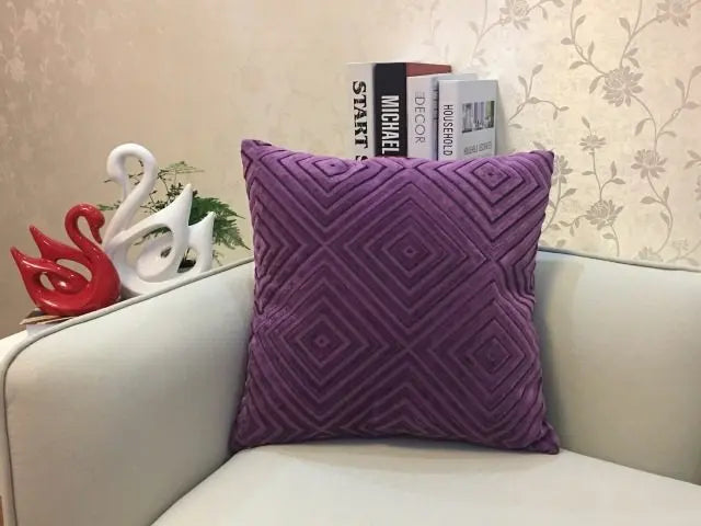 Coussin Canapé Flanelle ZEO E-55cmX55cm