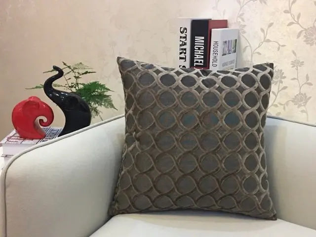 Coussin Canapé Flanelle ZEO G-45cmX45cm