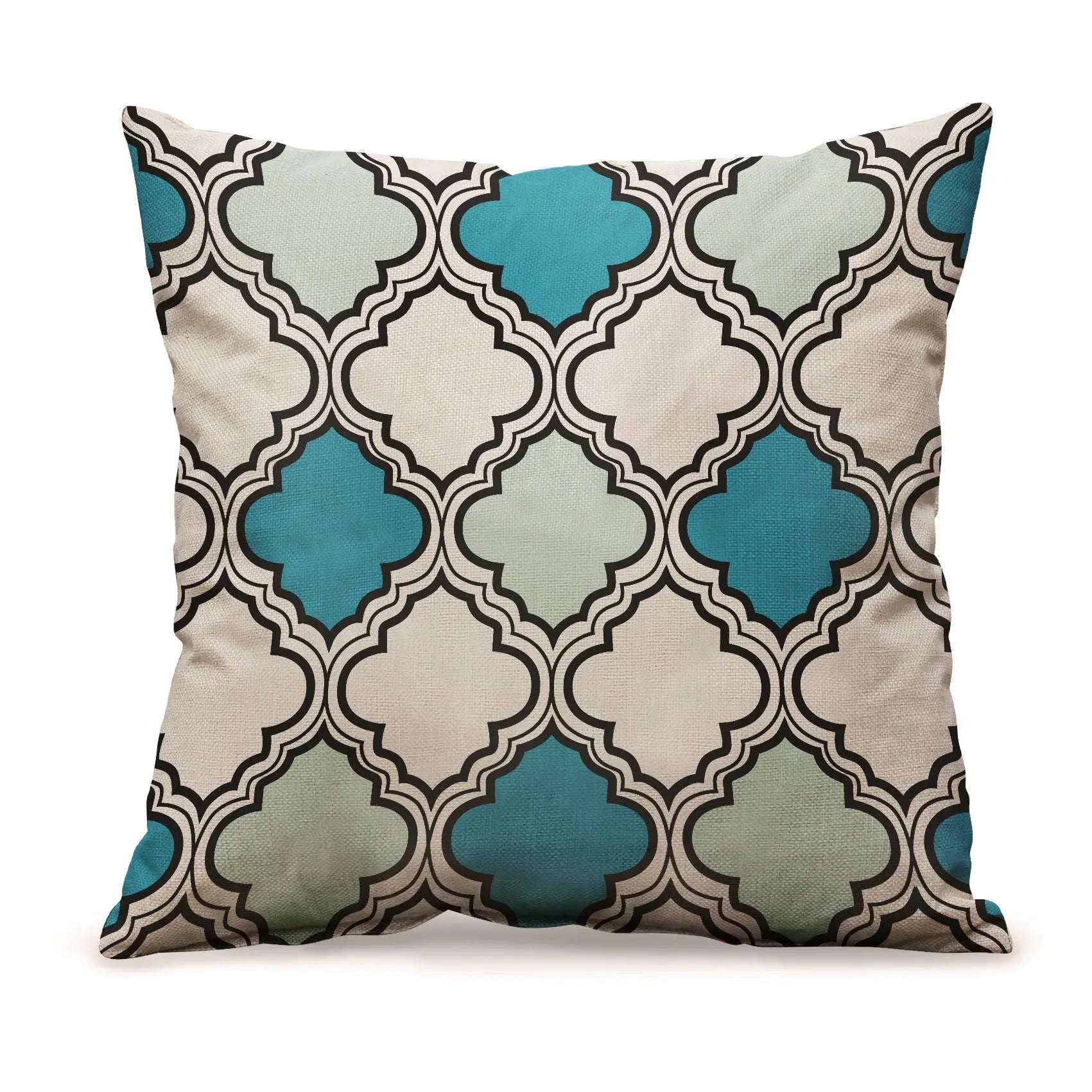 Coussin Canapé Lin Graphique KERMA 012style-45x45cm