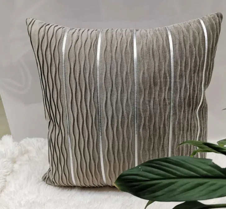 Coussin Canapé Luxe Velvet SIRAM silver gray