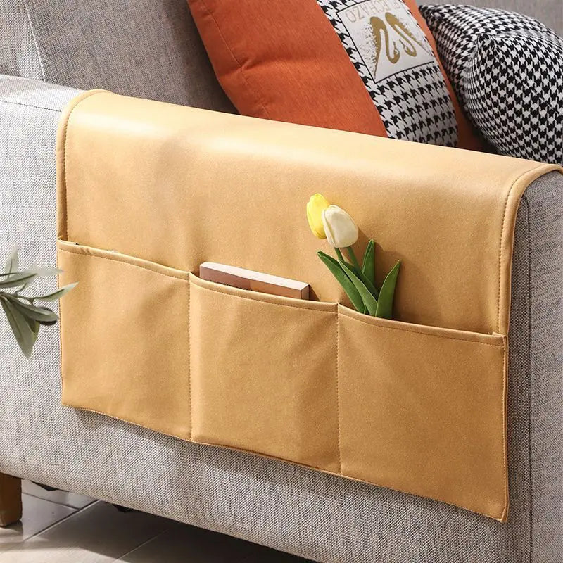 Housse Accoudoir Canapé Protectrice POLAQUA 03 Yellow-60X110cm