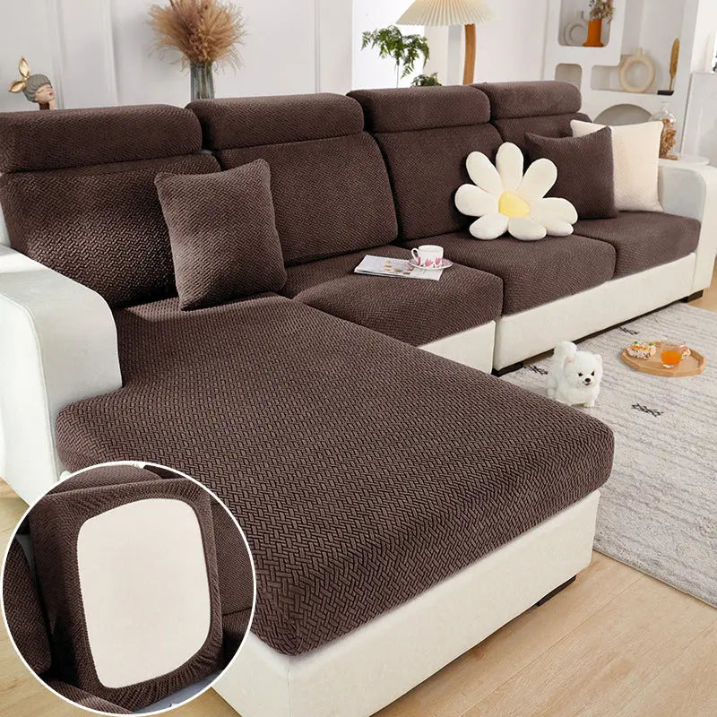 Housse Assise Canapé Rétro BLOSSOM Amber Brown-Imperial Concubine