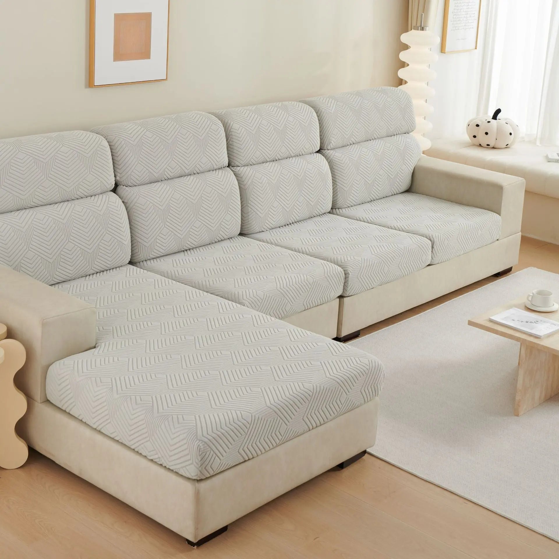 Housse Assise Canapé Velours JAZZY