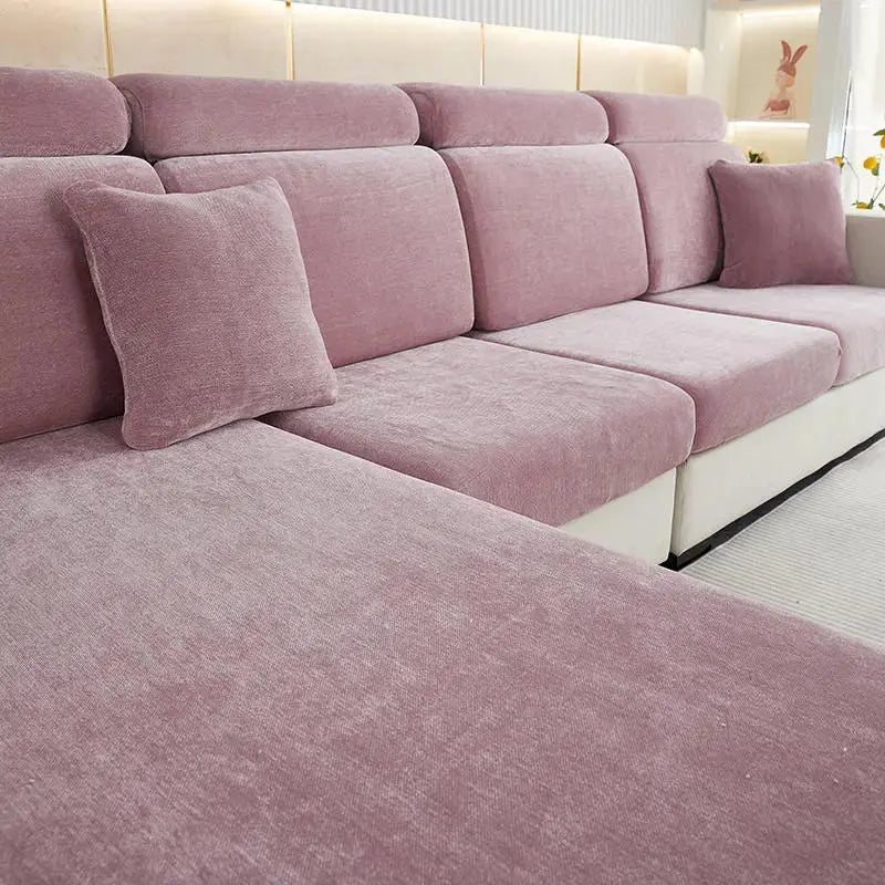 Housse Assise Canapé Minimaliste ZELINA Taro Purple-Small Single