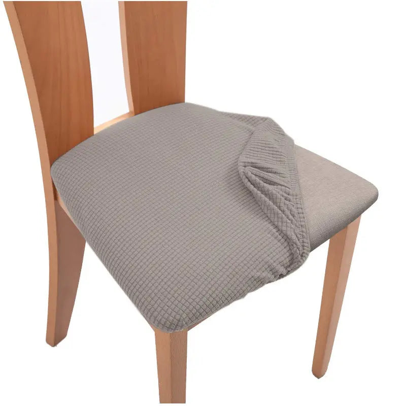 Housse Assise Chaise Extensible ZENYA Taupe