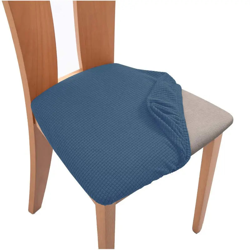 Housse Assise Chaise Extensible ZYVO Denim Blue