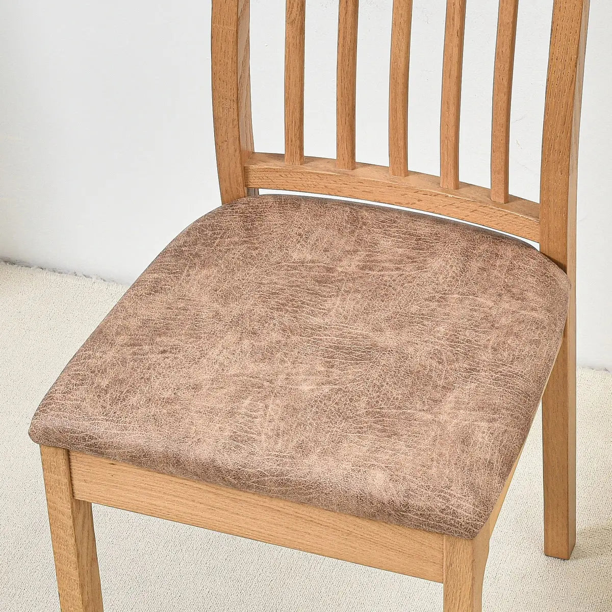 Housse Assise Chaise Géométrique POLIO Light Brown-Universal Square Pad Sets