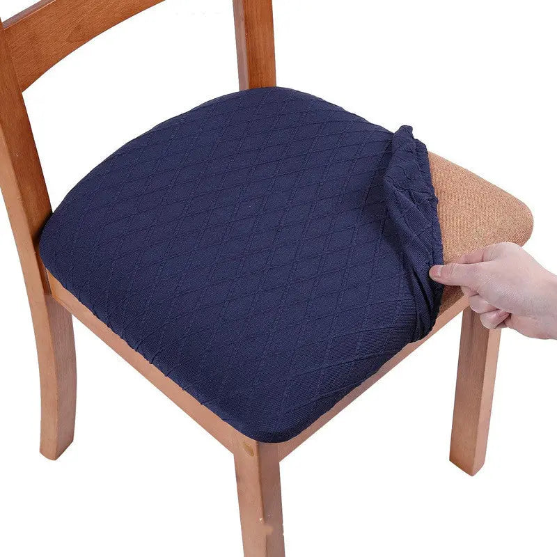 Housse Assise Chaise Moderne JACQUA Navy Blue